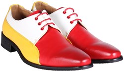 Heren Schoenen Rood-Wit-Geel Luxe