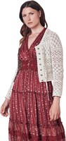 Dames Trachten Vest Ameline Ecru (6)