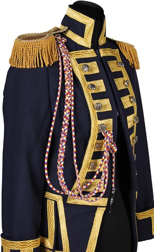 Ceremonieel Koord Rood-Geel-Blauw-Wit