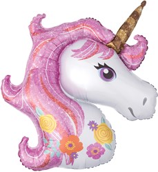 Supershape Folieballon Magical Unicorn (83x73cm)
