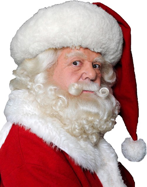 Kerstman Baard Professioneel (Yak) (zijkant)