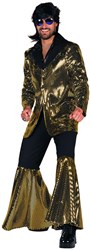 Disco Outfit Man Pailletten Goud
