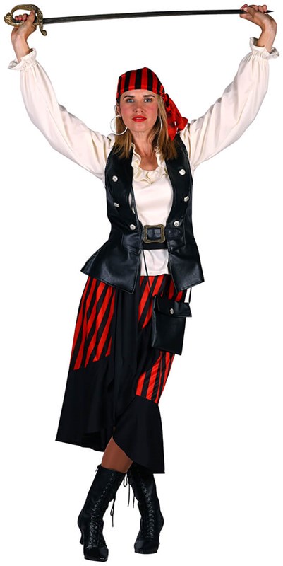 Piraten Kostuum Dames Luxe 6dlg (4)