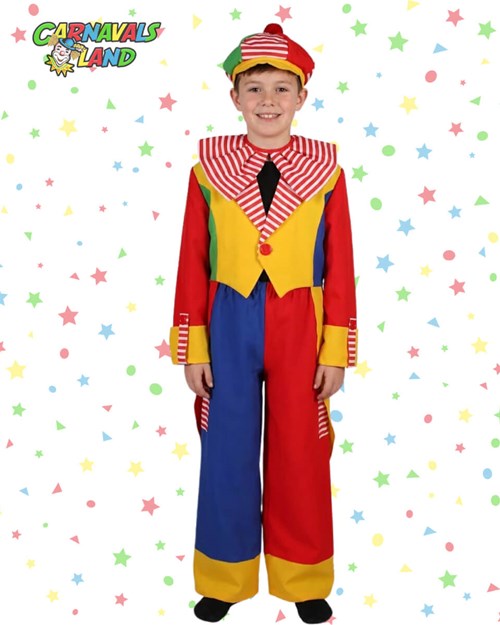 Clownspak Jongen Bobo Luxe