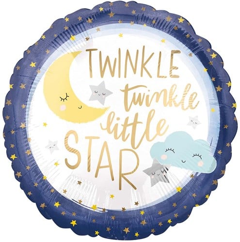 Folieballon Twinkle Little Star (43cm)