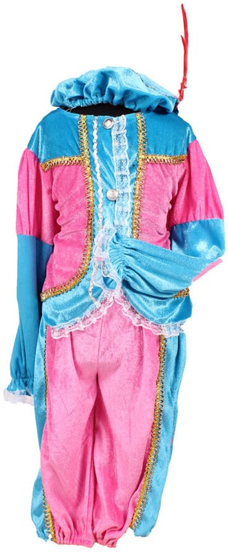 Pietenpakje Turquoise-Roze voor meisjes