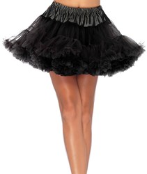 Petticoat Zwart Luxe (2 laags)