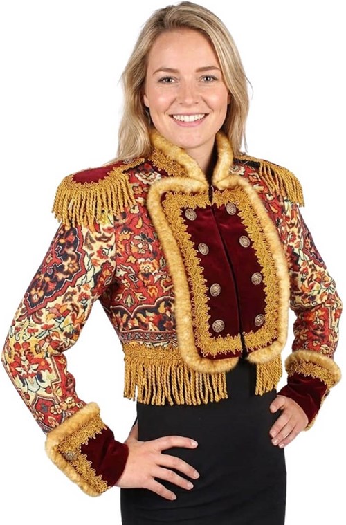 Carnavalsjas Dames Bolero Berber Diva