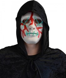 Halloween Masker Bloody met LED-verlichting (The Purge)