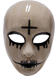 Halloween Masker The Purge God Kruis (plastic)