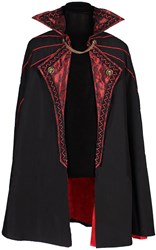 Vampier Cape Zwart-Rood Luxe