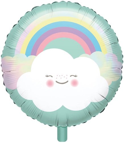 Folieballon Rainbow Pastel (43cm)