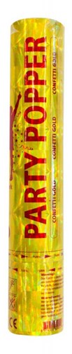 Party Popper Metallic Goud (28cm)