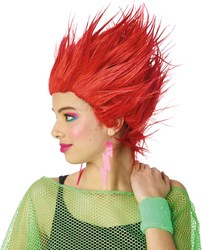 Pruik Electric Shock Rood