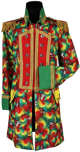 Carnavalsjas Heren Rood-Geel-Groen Wave