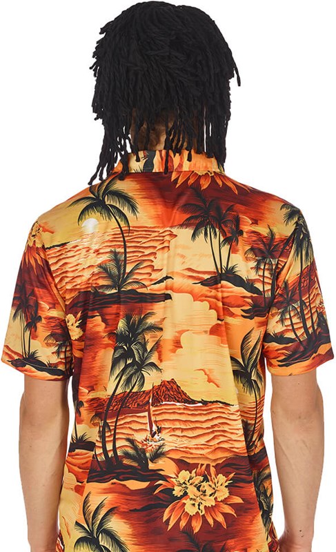Pruik Rasta Man Dreadlocks (achterkant)