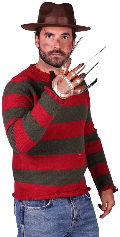 Halloween Kostuum Freddy Krueger incl. Scissor Hand (1)