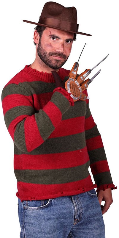 Halloween Kostuum Freddy Krueger incl. Scissor Hand
