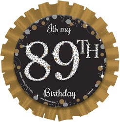 Button Sparkling Celebrations Silver & Gold 