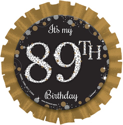 Button Sparkling Celebrations Silver & Gold 