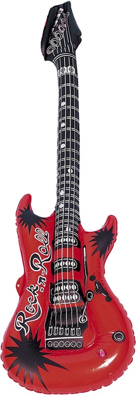 Opblaasbare Gitaar Rood (100cm)