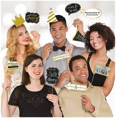 Photo Booth Props Sparkling Celebration (13st)