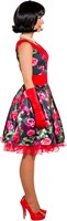 Jaren 50 Bloemen Jurk voor dames-3