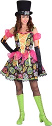 Jurkje Mexican Skull Zwart Luxe - Day of the Dead