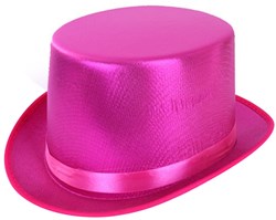 Hoge Hoed Metallic Pink