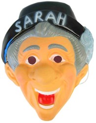 Masker Plastic Sarah met Hoed 