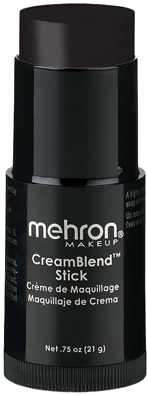 Mehron CreamBlend Stick Black - 21gr