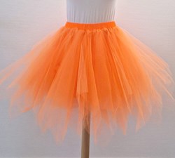 Petticoat Luxe met Onderrok Neon Oranje
