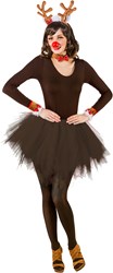 Petticoat Luxe met Onderrok Bruin