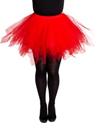 Petticoat Luxe met Onderrok Rood