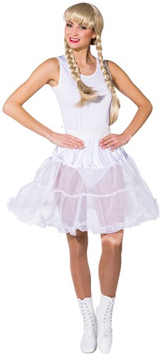 Petticoat Kniehoogte Wit 