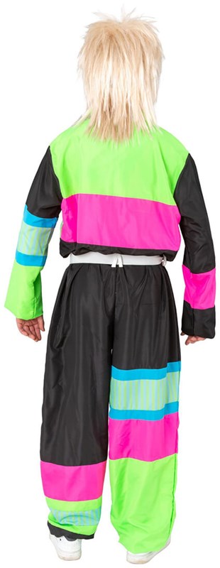 Fout Skipak Neon-Zwart Heren (achterkant man)