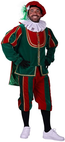 Pietenpak Fluweel Tarragona Luxe Rood-Groen