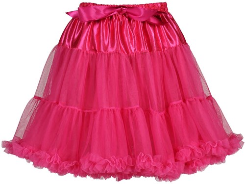 Neon Roze Petticoat Luxe met Onderrokje