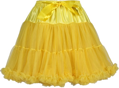Gele Petticoat Luxe met Onderrokje