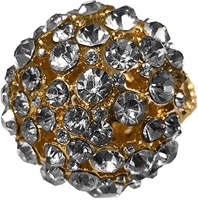 Ring Bling Bling met zilveren diamanten-2