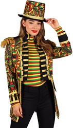 Dames Carnavalsjas African Rood-Geel-Groen