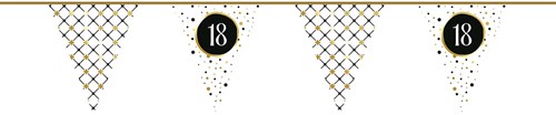Vlaggenlijn 18 Festive Gold Papier (6m)