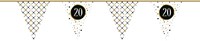 Vlaggenlijn 20 Festive Gold Papier (6m)
