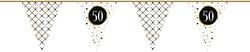 Vlaggenlijn 50 Festive Gold Papier (6m)