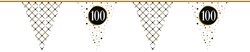Vlaggenlijn 100 Festive Gold Papier (6m)