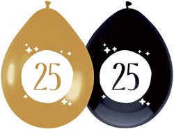Ballonnen 25 Festive Gold 30cm - 6st.