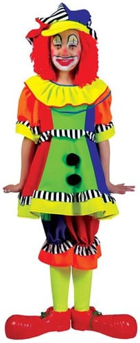 Meisjes Clownspak Olivia + Pet