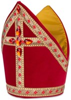 Kokermijter Sinterklaas Katoenfluweel