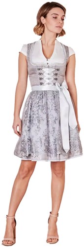 Dirndl Luria Grijs-Blauw (50cm) - 2dlg.