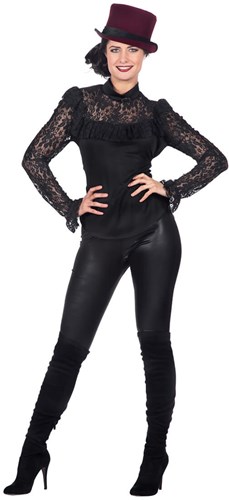 Blouse Victoria Zwart voor dames